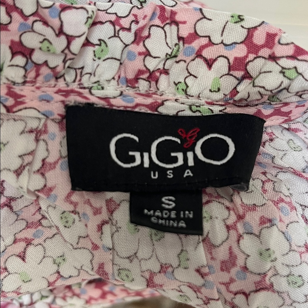 🌸 GiGio Floral Boho Tassel Tie Tiered Dress – Size Small 🌸 - Picture 2 of 7